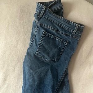 Classic Blue Denim Straight Jeans
